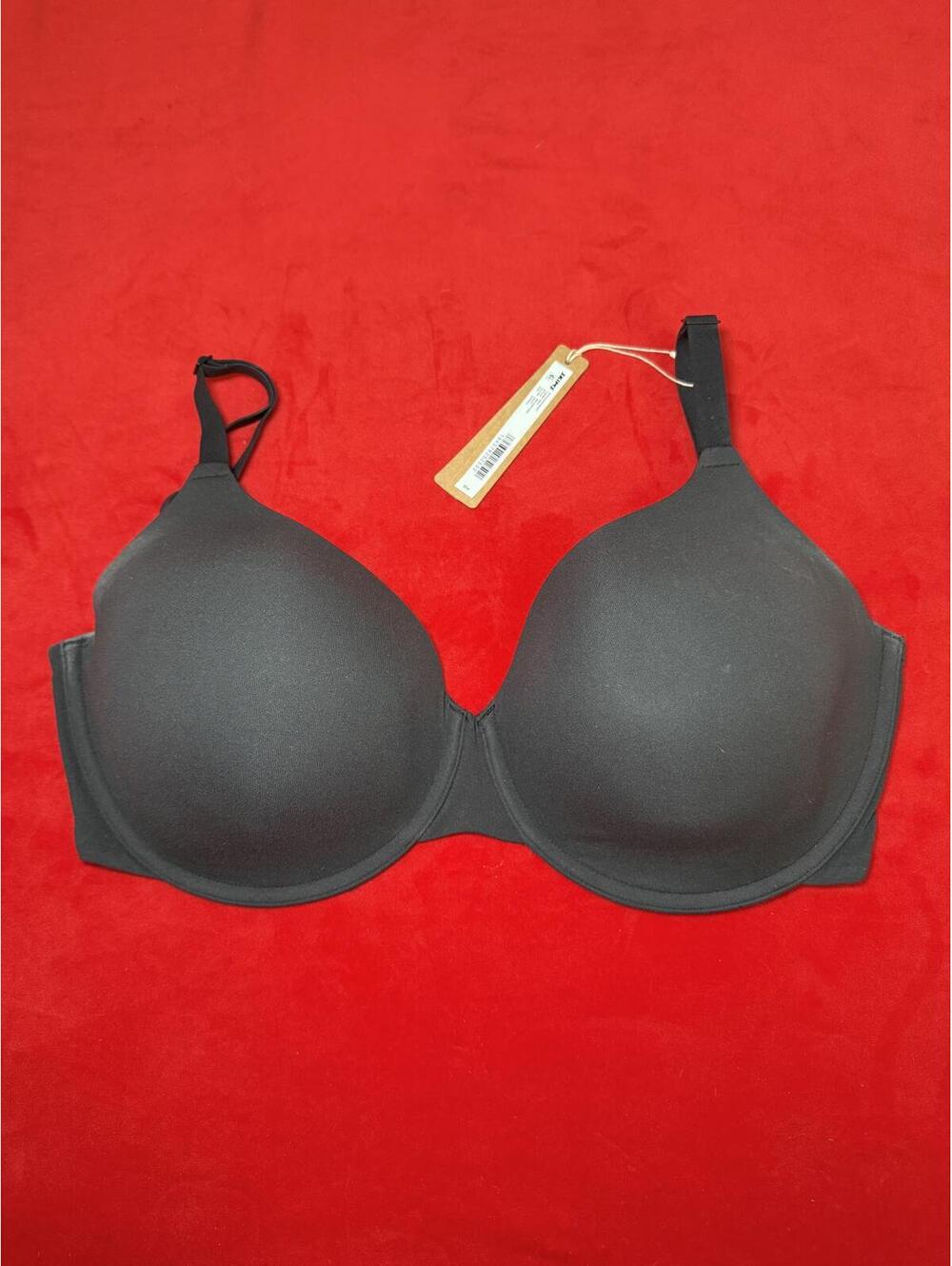 Skims Fits Everybody T Shirt Bra Color Onyx Size 32DDDD